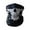 White - One Size, variant on Seamless Skeleton Skull Pattern Multi-Functional Neck Gaiter Sun Protection Windproof Breathable Cycling Ski Face Scarf Halloween Headband Camouflage