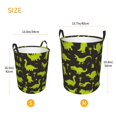 thumbnail image 3 of Fotbe Cute Cartoon Dinosaurs Cesto de Ropa con Asas, Cesto Impermeable de Gran Capacidad, Bolsa de Lavado para Dormitorio, Cesto de Ropa con Ruedas y Asas-Medium, 3 of 6