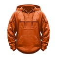 thumbnail image 5 of KANG Fashion Hooded Sweatshirt Autumn Winter Warm Casual Sporty Pullover With Multiple Pockets For Outdoor Activities, 5 of 5