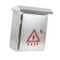 thumbnail image 4 of Caja de conexiones Caja de distribución resistente a la intemperie con cerradura Caja de acero inoxidable Caja eléctrica impermeable de uso versátil, 4 of 8