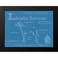 thumbnail image 2 of Harper, Ethan 18x15 Black Modern Framed Museum Art Print Titled - Blueprint Labrador Retriever, 2 of 5