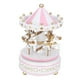 thumbnail image 2 of Caja de música Merry GO Round, carrusel, regalo de Navidad, boda, cumpleaños, decoración, blanco y rosa, 2 of 9