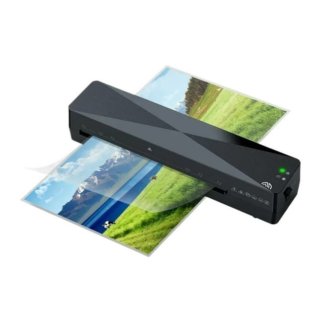 Machine de Laminage Chaude et Froide pour Bureau pour Emballage Photo de Document A4 Rouleau de Film Plastique Lamineur, Chaleur Rapide