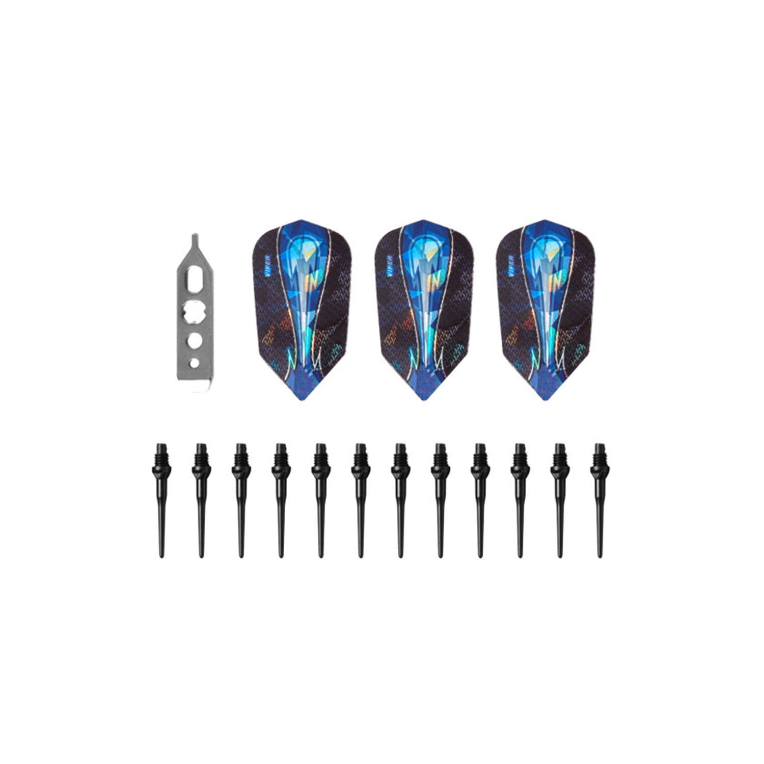 Viper Astro 80% Tungsten Professional Soft Tip Dart Set, Blue, 16 Grams