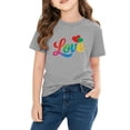 thumbnail image 4 of TaTaai School Season Cute Print Short Sleeve T-Shirt, Valentine's Day Casual Top, Unisex All Season Graphic Tee Gift, 4 of 8