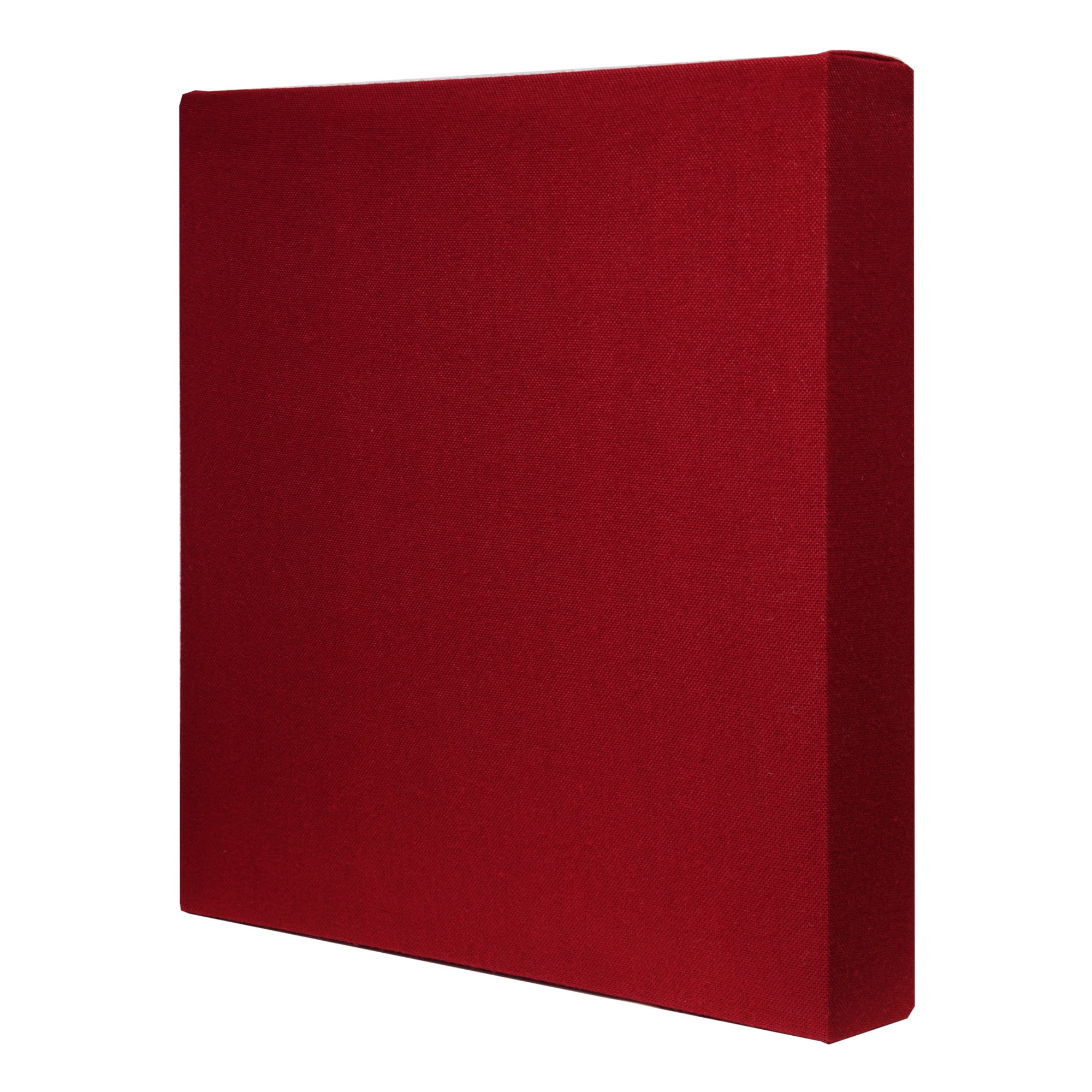 ATS Acoustics ECO Panel Low-VOC Professional Studio Recording Booth Sound Absorbing Acoustic Panel 24" x 24" x 4" (Claret)