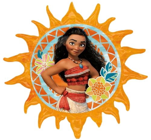 Moana's Birthday Party Supplies 7pc Foil Balloon Bouquet Decorations