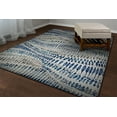 thumbnail image 2 of Couristan 68426151311053T 3 ft. 11 in. x 5 ft. 3 in. Easton Charles Power Loomed Rectangle Area Rug - Bone, Blue & Multicolor, 2 of 9