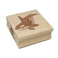 thumbnail image 1 of Tribal Orca Killer Whale Square Rubber Stamp Stamping Scrapbooking Crafting - Medium 1.75in, 1 of 7