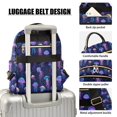 thumbnail image 3 of FORMRS Mini Backpack Purse for Women Quilted Travel Daypack Casual Shoulder Bag, Dark Blue Jellyfish Pattern, 3 of 7