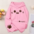 thumbnail image 2 of Bibifish Womens Sweatshirts Paw Graphic Crewneck Sweatshirts Loose Long Sleeve Pullover Tops Casual Cute Daily Outfits, 2 of 3