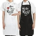 thumbnail image 4 of Couple's Matching Kitchen Garden Barbecue Apron with Printed Design for Cooking and Grilling Activities 2PCS, 4 of 6