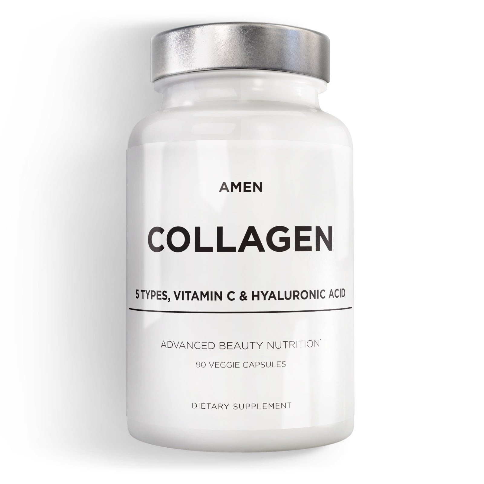 Buy Amen Multi Collagen Peptides Capsules, Vitamin C, Hyaluronic Acid