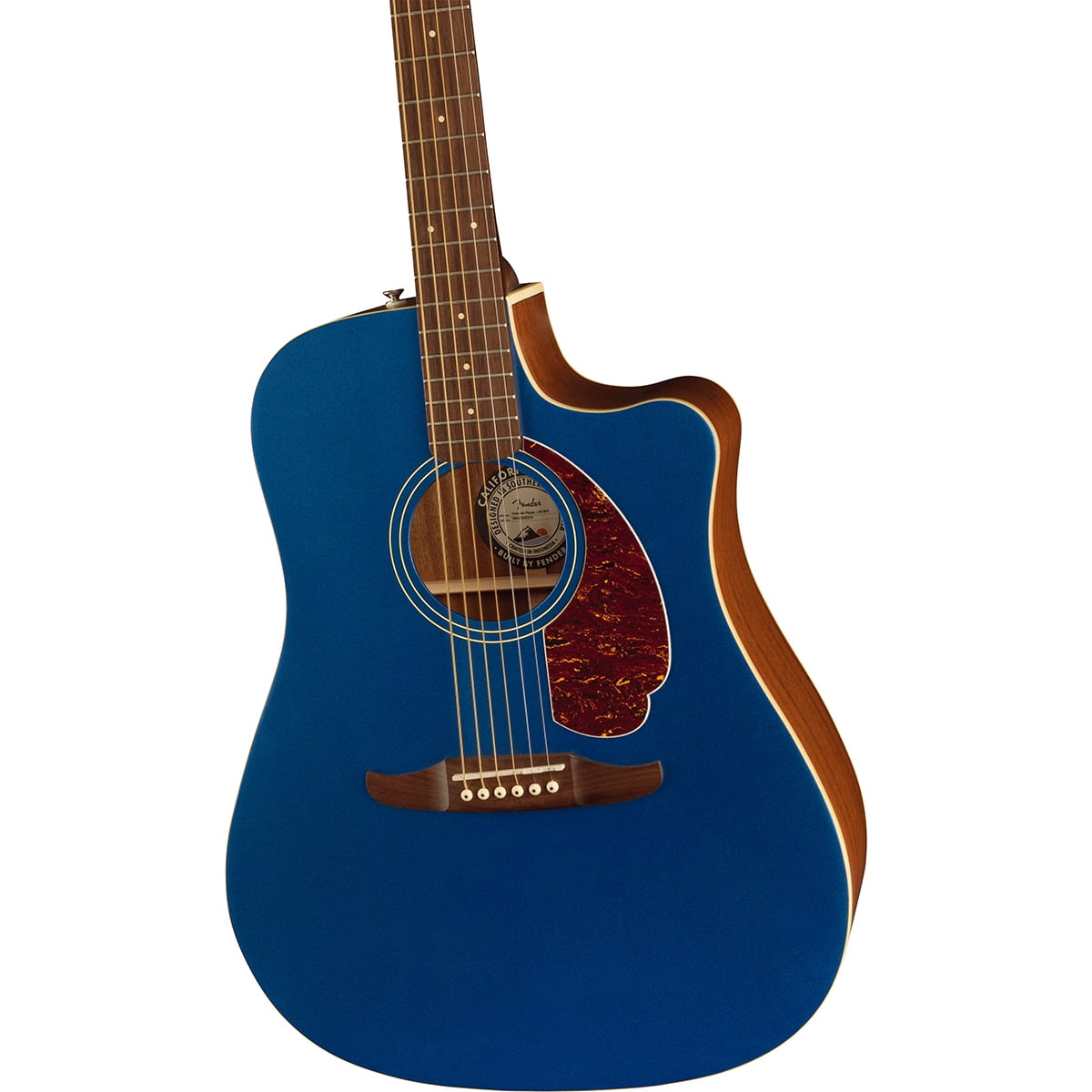 Fender California Redondo Player Dreadnought Acoustic Electric, Lake Placid Blue