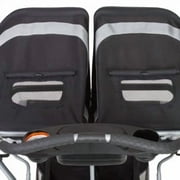 Baby Trend Navigator Double Jogging Stroller, Europa Black, Lightweight with Reclining Seats
