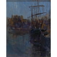 thumbnail image 2 of Frank Edwin Scott 20x24 Black Ornate Framed Double Matted Museum Art Print Titled: Porte De Cherbourg, 2 of 5