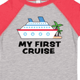 thumbnail image 4 of Inktastic My First Cruise with Cruise Ship and Palm Trees Boys or Girls Toddler T-Shirt, 4 of 5