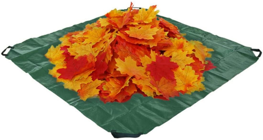 Camping Tarps Garden Yard Waste Tarp with Corner Handles Waterproof