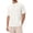 Beige, variant on Men's Linen Performance T-Shirt (M-5XL), Short Sleeve Solid Color Round Neck Flax Top Sky Blue Size L