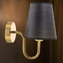 Masteelf Wall Mounted Reading Lamp Wall Light Wall Lamp Protective Shade 25X23X17CM Black