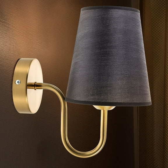 Masteelf Wall Mounted Reading Lamp Wall Light Wall Lamp Protective Shade 25X23X17CM Black