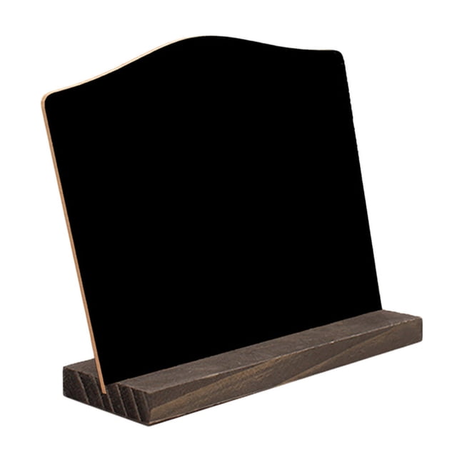 Moyic Pizarra negra para mensajes de doble cara con Base borrable, pizarra de pie, dibujo, oficina, hogar, letreros para mensajes, decoración de Kits de decoración para fiestas arqueado Moyic HA1677-02