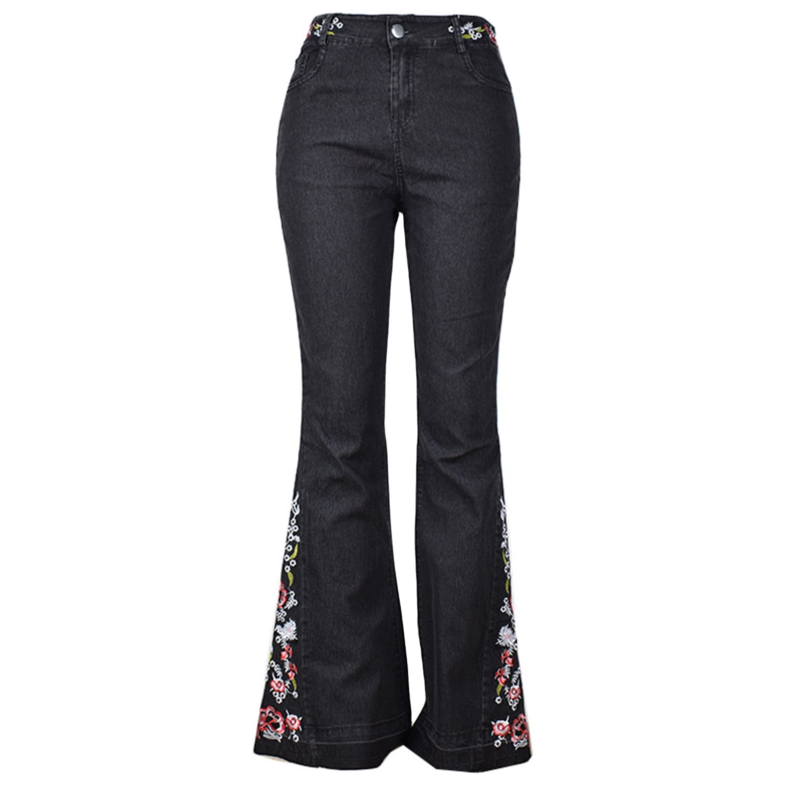 XZNGL Bell Bottom Jeans for Women High Waist Women