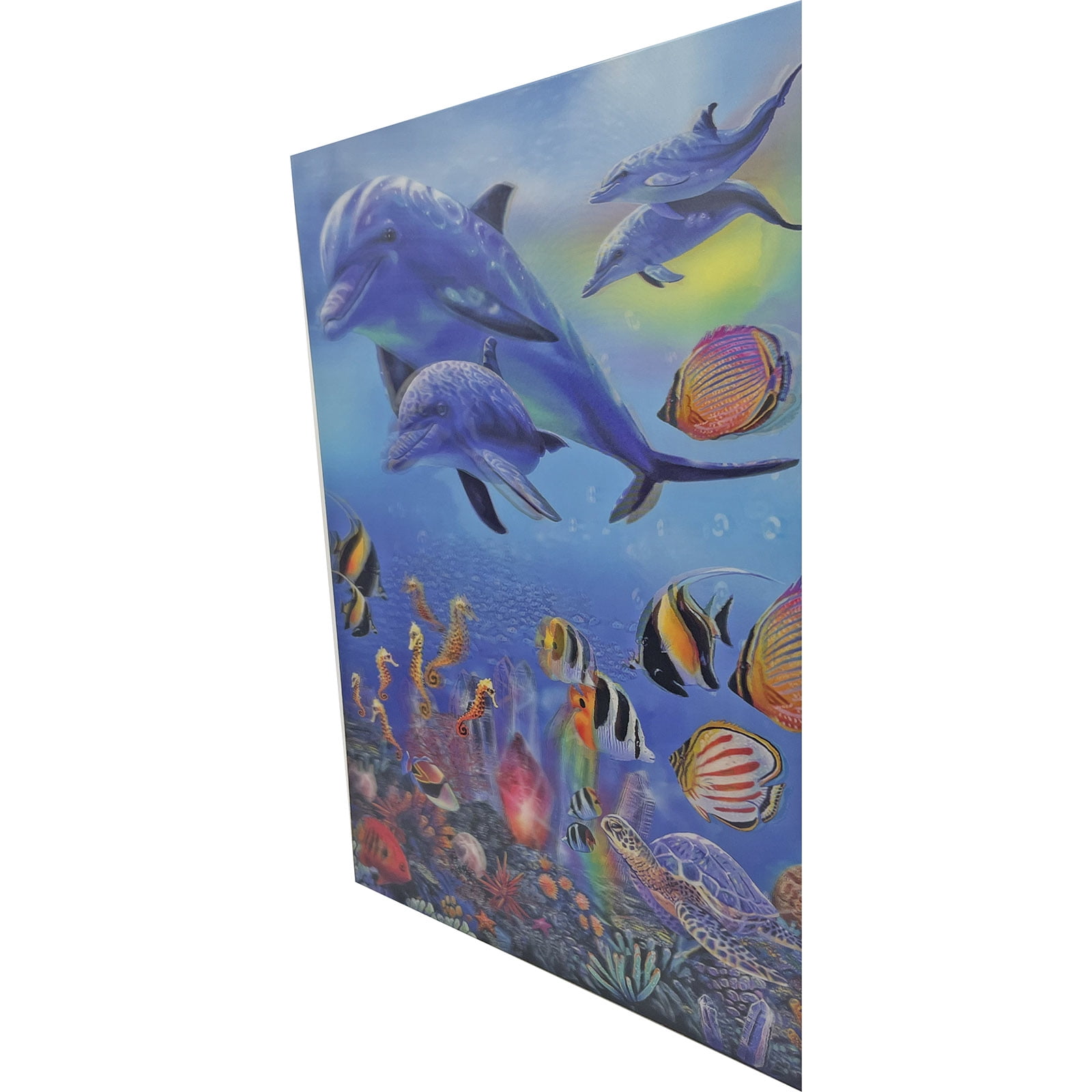 Impact 3D Dolphin Family Poster
