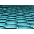 thumbnail image 1 of Ahgly Company Machine Washable Indoor Rectangle Transitional Bright Turquoise Blue Area Rugs, 2' x 5', 1 of 7