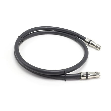 THE CIMPLE CO - RG-11 Coax Cable - F Type Compression Connector -Black- 6 FT Coaxial