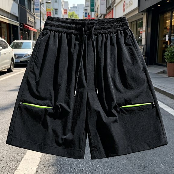 Aimik Mens Athletic Shorts Elastic Waist Mens Sport Shorts Summer Quick Dry Active Shorts for Running or Workout