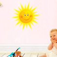 thumbnail image 4 of Etiqueta de la pared del sol Etiqueta de la pared del sol sonriente Decoración de la pared para la sala de estar habitación de los niños oso de fresa Electrónica, 4 of 4