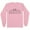 Pink, variant on Skyline Bogota Colombia Long Sleeve Shirt Unisex Large White