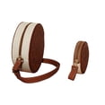 thumbnail image 5 of SET de 2 Piezas: BOLSA y MONEDERO en forma de GALLETA, Bolsa Bandolera, Cross-Body, Diseño de Comida PAN, Correa Ajustable, Color Marrón con Blanco, Moda Kawaii, Novedoso y Encantador., 5 of 5