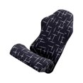 thumbnail image 1 of fastboy Swivel Computer Gaming Chair Cover Stretch Armchair Cover Black and White, 1 of 9