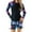 Black1, variant on Hienoo Girls Quick Drying Sport Swimsuit Long Sleeve Rash Guard Surfing Suit, Sizes 11-15