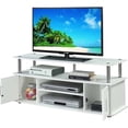 thumbnail image 3 of Designs2Go Monterey 55-inch TV Stand with Cabinets and Shelves, White (47.25" Wide), 3 of 4