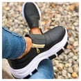 thumbnail image 1 of Chaussures de Mode pour Femmes Confortables Design à Fermeture Éclair Latérale Espadrilles Décontractées à Enfiler Respirantes Bout Rond, 1 of 6
