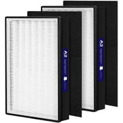 2 Pack A2 F2 H13 HEPA Replacement Filter Compatible with 3M Filtrete Room Air Purifier Models FAP-C02-A2, FAP-C03-A2, FAP-T03-A2, Part # 1150101