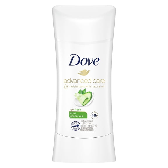 Dove Antiperspirant Deodorant With 48 Hour Protection Cool Essentials Deodorant For Women 2.6 Oz