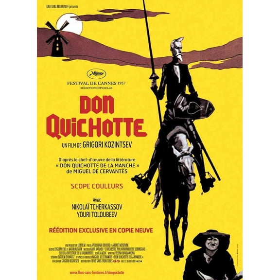 Don Quixote (1957) 11x17 Movie Poster (French)
