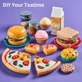 thumbnail image 3 of Juguete de corte Pretend Play Food LAUGIGLE de 78 piezas con bolsa de almacenamiento, 3 of 6