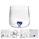thumbnail image 2 of 2026 Heart Decor Glass Cup Cocktail Glass Milk Glass Couple Glass Water Container, 2 of 2