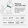 thumbnail image 2 of Collar de cuero para gato CollarDirect con campana y correa de seguridad, 2 of 6