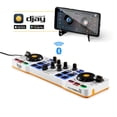 thumbnail image 2 of Hercules DJControl Mix - Bluetooth Wireless DJ Controller for Smartphones (iOS and Android) - dJay app - 2 Decks, White, 2 of 5