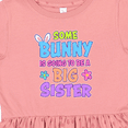 thumbnail image 4 of Inktastic Some Bunny is Going to Be a Big Sister with Bunny Ears and Flowers Girls Toddler Dress, 4 of 5
