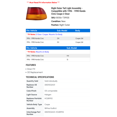 thumbnail image 2 of Right Outer Tail Light Assembly - Compatible with 1996 - 1998 Honda Civic Coupe 2-Door 1997, 2 of 2