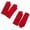 Red, variant on Red Women Stretchy Spandex Short Gloves 2 Pairs for Cosplay Party Banquet Uniform Parade