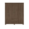 thumbnail image 2 of Ropero Closet Moderno 6 Puertas y 2 Cajones NT5130 Nogal, 2 of 6