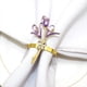 thumbnail image 4 of 6 Servilleteros de Dorados, Servilleteros de Metal para Bodas, Fiestas, Banquetes, Cenas de Navidad, C, 4 of 5